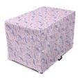 thumbnail image 1 of Abstract Dog Crate Cover, Paper Planes Dart Game Magnifying Glass Motifs in Pastel Tones, Easy to Use Pet Kennel Cover for Medium Large Dogs, 35" x 23" x 27", Pale Pink Lavender Blue, by Ambesonne, 1 of 6