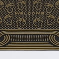 thumbnail image 3 of Ottomanson Easy Clean, Waterproof, Low Profile, Non-Slip Foot Step Indoor/Outdoor Rubber Doormat, 18" x 28", Gold, 3 of 7