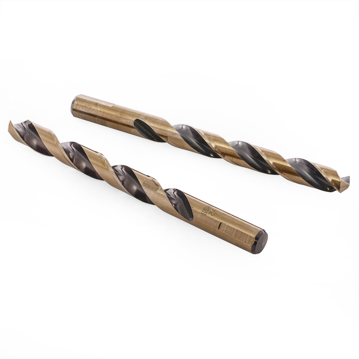 Stark USA 29PC Industrial Drill Bit Set Black/Gold Finish, 1/16" - 1/2" HSS, 135 Degree Split Point, Jobber Length With USA Index, Three-Flat Shank