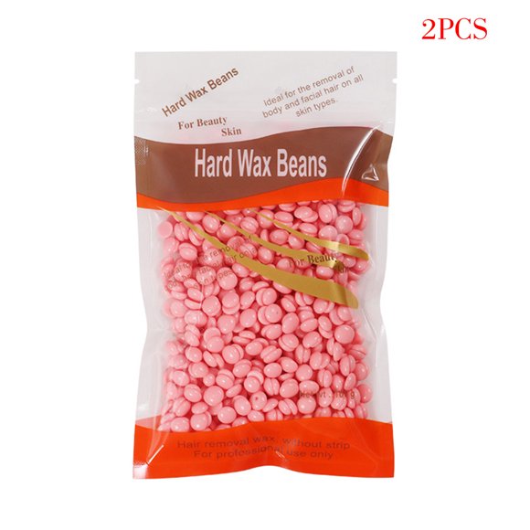 2 Pieces 100g/bag Depilatory Hard Wax Beans Pellet Depilatory wax Waxing Bikini Leg Arm Armpit Hair Removal Beans Baohd