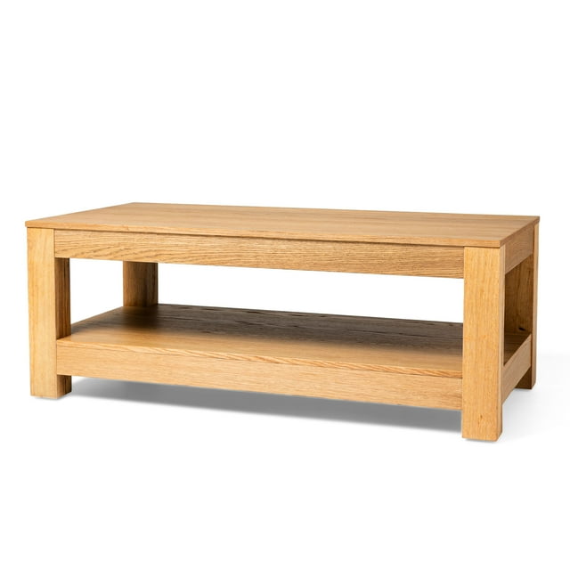 Maven Lane Paulo Table Basse en Bois, Fini Naturel Vieilli