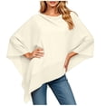 thumbnail image 4 of Cxenplz Womens Sheer Poncho Tops Lightweight Pullover Shawls Wraps Mesh Shrug Bolero Swimsuit Cover Up Summer Beachwear, 4 of 5