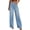 Black, variant on Wide Leg Jeans for Women Trendy High Waisted Stretchy Baggy Raw Hem Denim Palazzo Pants with Pockets