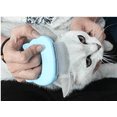 thumbnail image 4 of Peine de masaje para eliminar el pelo de mascotas, cepillo suave para eliminar el pelo y depiladora de pelo suelto, herramienta para eliminar el pelo de gatos, perros, cachorros y conejos de pelo larg, 4 of 5