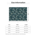 thumbnail image 5 of Naloa Fish Style Flannel Blankets - Thick and Warm Blanket for Winter, Soft Fuzzy Plush King Blanket for All Seasons50"x40", 5 of 6