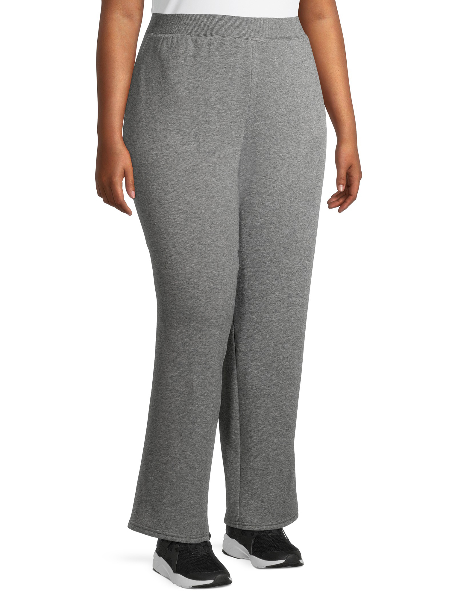 Athletic Works Women's Plus Size Fleece Sweatpants - Walmart.com