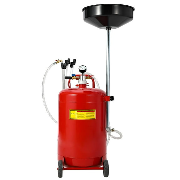 Luku Waste Oil Drain Tank, Oil Drain Extractor & Collector Kit, Pneumatic Drainer for Automotive Fluids, Portable Waste Oil Container with Air Operation