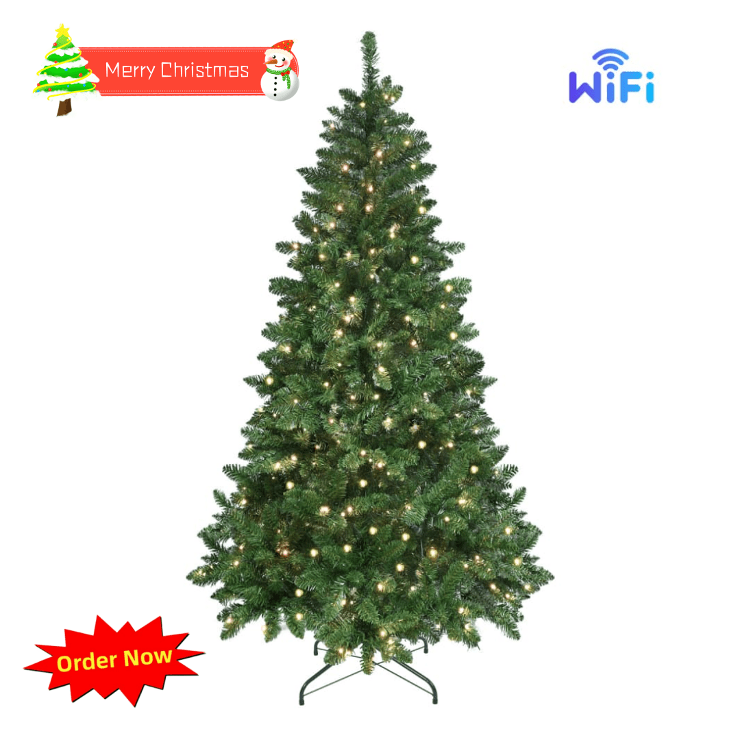 Costway 9 FT Artificial Christmas Tree, 650 Warm LED Lights, 309