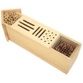 thumbnail image 4 of Bee House,Wooden Insect House Hanging Insect Bee House Insect Shelter Extended Durability, 4 of 6