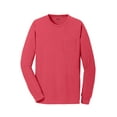 thumbnail image 5 of Port & Company Pigment Dyed Long Sleeve Pocket Tee-S (Poppy), 5 of 6