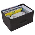 thumbnail image 4 of Dextrus 4 Drawer Fabric Dresser Storage Unit Shelf Metal Frame, Brown, 4 of 11