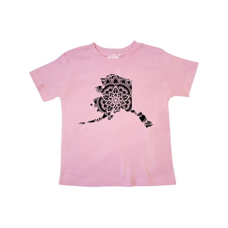 

Inktastic Alaska Silhouette Mandala Gift Toddler Boy or Toddler Girl T-Shirt