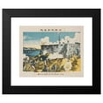 thumbnail image 2 of Kasai Torajirō 14x12 Black Modern Framed Museum Art Print Titled - Major Hattori Killed in Action and the Vanguard of Captain Shiraishi During the Occupation of the Battery at Dagu, from the, 2 of 5