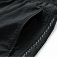 thumbnail image 6 of Men's Elastic Breathable Quick Drying Three Quarter Shorts, Solid Color, Side Stitching, Nylon and Spandex, for Sports and Daily Use, 6 of 7
