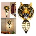 thumbnail image 4 of Luces LED de Pared de Lujo, Iluminación de Pantalla de de Imitación, Escultura de Pared de Granja, Candelabro de Luces para Porche, Granero, , Tigre 54x30cm Sunnimix Luces de pared del dormitorio, 4 of 8