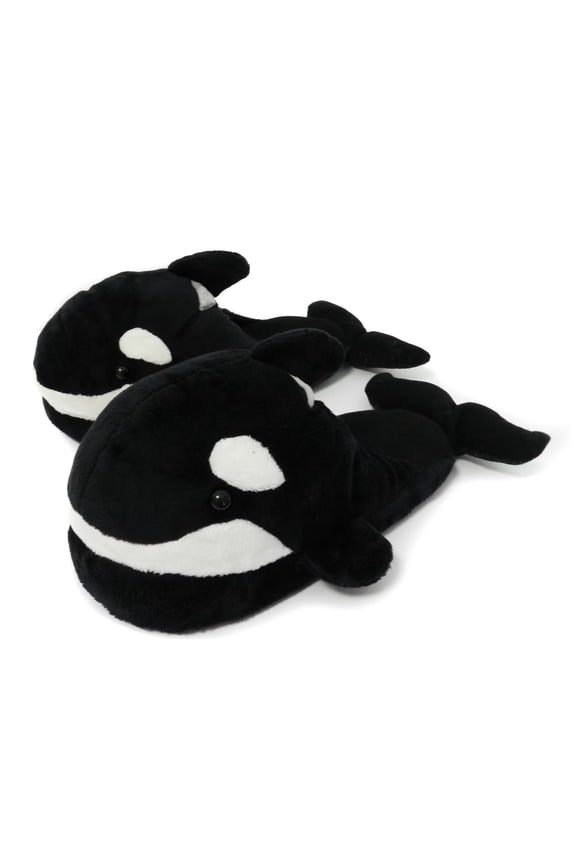 Indoor Fuzzy Winter Animal Plush Slippers for Women and Men(Size 9-10.5, )