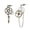 C, variant on Fashion Jewelry Decor Gear Pendant Dangle Earrings Steampunk Antique Long Hook Earring Industrial Earring Gift for Women