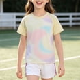 thumbnail image 3 of SHenli Boys UPF 50+ Rash Guard Swim Shirts Short Long Sleeve Quick Dry UV Protection Sun Shirt Yellow 5-6 Years, 3 of 5