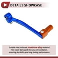 thumbnail image 4 of Palanca de cambio de motocicleta plegable para Honda CRF110F 13-18, pedal de aleación de aluminio, brazo de palanca de cambio, palanca azul cabeza naranja, 4 of 6