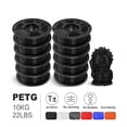 thumbnail image 2 of Filament 3D 10KG, 10KG 22 Lbs 1.75mm, Bonne Résistance aux Acides et Alcalis, Haute Transparence, Expérience d'Impression Plus Fluide, 2 of 7