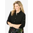 thumbnail image 5 of Woman Within Plus Size Snap Swing Pocket Tunic, 5 of 6