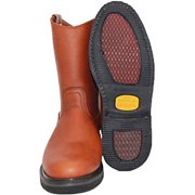 The Western Shops Mens Pull-On Leather Soft Toe Work Boot