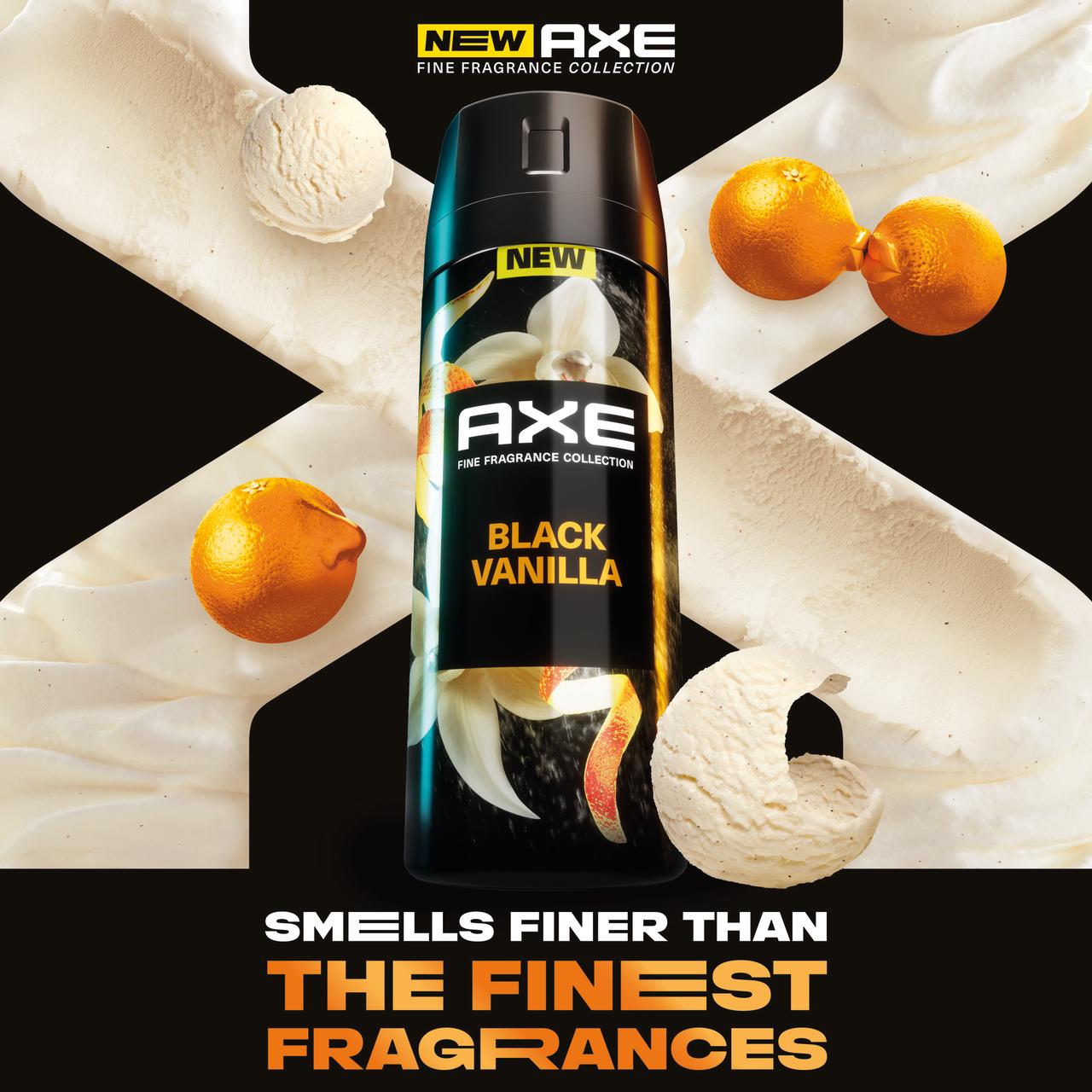 Axe Fine Fragrance Men's Fresh Deodorant Body Spray Black Vanilla, Aluminum Free, 4 oz - image 3 of 10