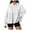 White, variant on adviicd Womens Oversized Hoodies Sweatshirts Casual Lantern Long Sleeve Drawstring Peplum Hem Loose Pullover Tops (White, XXL)