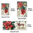 thumbnail image 5 of YIMEIS Merry Christmas Festive Greeting Kitchen Mat Rug Set - 1 Pc Perfect for Kitchen Counter, 16''*24'', Functional for Decoration, 5 of 10