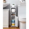 thumbnail image 5 of Toilet Storage Cabinet with Paper Holder - Space-Saving Bathroom Organizer (Multi-Color Options), 5 of 7