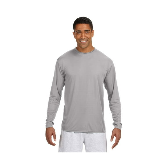 A4 N3165 Long Sleeve Cooling Performance Crew Shirt