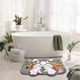 thumbnail image 5 of Easter Bunny Faux Rug Bathroom Absorbent Foot Mat Cute Easter Festive Decor Fuzzy Bath Mat for Small or Large Bathrooms Easy to Clean, 5 of 5