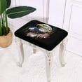 thumbnail image 6 of FOR U DESIGNS Eagle American Flag Print Stool Covers Rectangle 2 Pack Soft Bar Stool Covers Anti-Slip Vanity Bench Slip Cover Bench Seat Protector Home Decor Accessories, 6 of 9