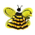 thumbnail image 2 of Vsenkes Cute Goose Outfit Landscape Ornament Outdoor Decoration Creative Goose Clothing Yard Statue Costume for Patio Porch Farmhouse yellow bee, 2 of 9