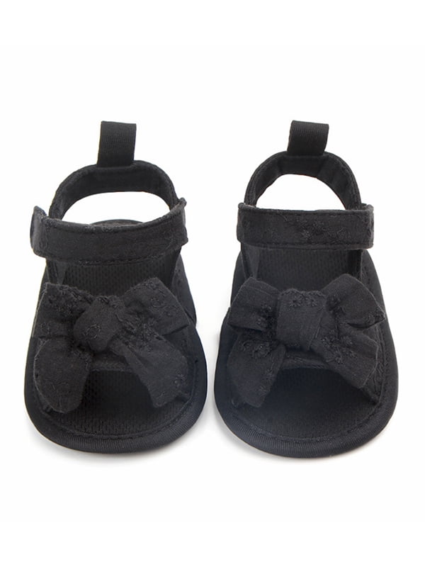 Funcee Fashion Cotton Bow Princess Sandals for Newborn Baby Girls Baby