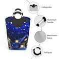 thumbnail image 4 of KLL Christmas Night Laundry Hamper,Large Canvas Fabric Lightweight Storage Basket Toy Organizer Dirty Clothes Collapsible Waterproof, 4 of 6