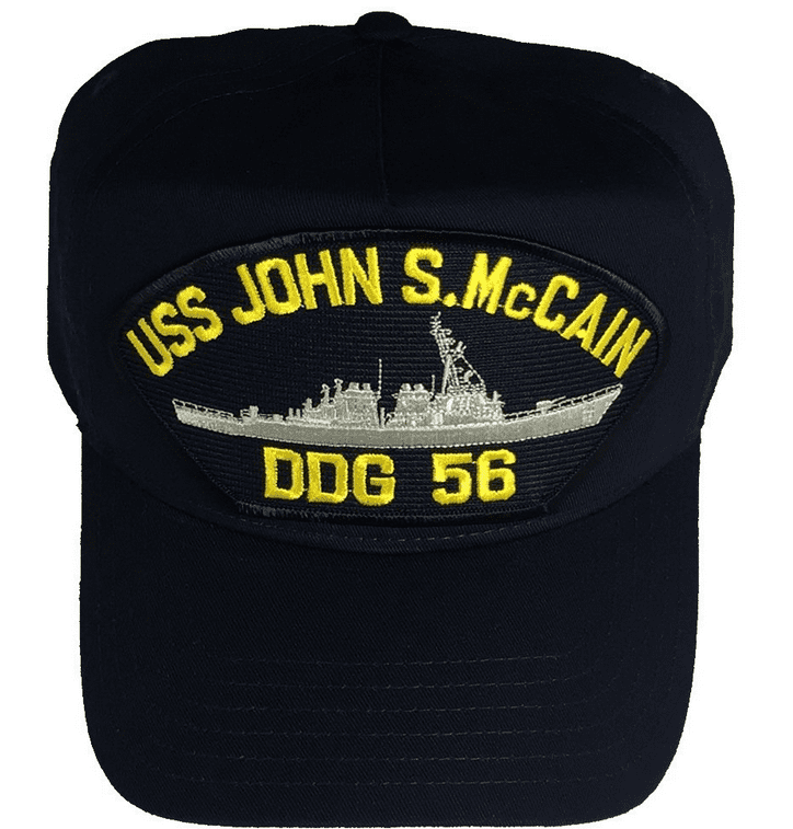 uss john mccain ball cap