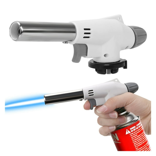 Pistolet Torche en Métal 920 Portable Allumage à Gaz Butane pour Camping Randonnée, Facile à Utiliser