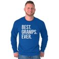 thumbnail image 5 of Best Gramps Ever Grandpa Grandfather Men's Long Sleeve Tee T Shirt Brisco Brands M, 5 of 6