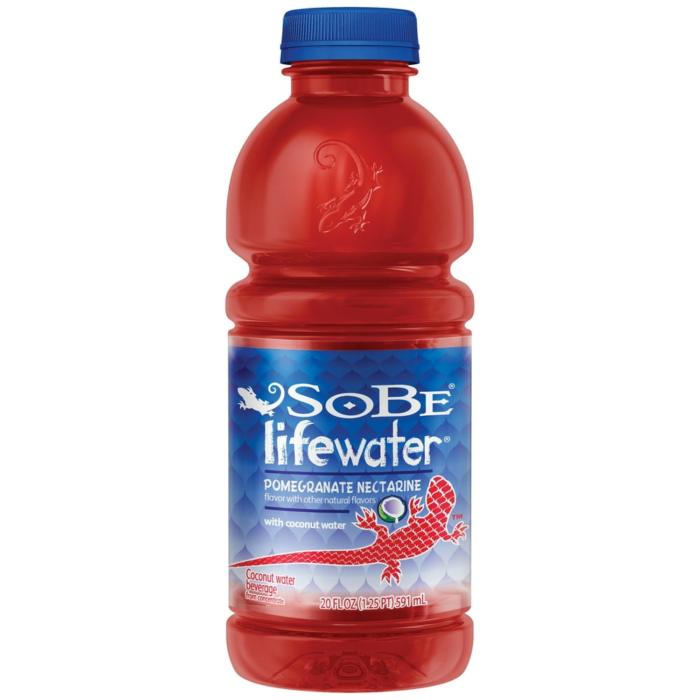 SoBe Life Water Pomegranate Nectarine Beverage, 20 Fl. Oz. Walmart