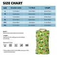 thumbnail image 6 of Uemuo Cute Green Frog Pattern Men's Sleeveless T-Shirt,Muscle Athletic Tank Top, Moisture-wicking Quick-dry Breathable Classic Tee Top for Gym Run Outdoor Sports-Small, 6 of 8