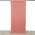 thumbnail image 2 of BalsaCircle 5x12 feet Dusty Rose 4-Way Stretch Spandex Divider Backdrop Curtain Home Decorations, 2 of 6