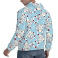 thumbnail image 3 of KLL Baby Elephant Print Mens Hoodie Long Sleeve Casual Pullover Hooded Sweatshirt Fashion Drawstring Hoodies with Pocket-XX-Large, 3 of 6