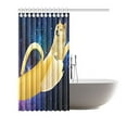 thumbnail image 2 of WOPOP Funny Doge in banana Waterproof Fabric Shower Curtain Bath Curtain 66x72 inches, 2 of 2