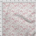 thumbnail image 3 of oneOone Viscose Jersey Fabric Line Geometric Decor Fabric Printed BTY 60 Inch Wide, 3 of 5