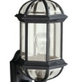 thumbnail image 3 of Kichler Barrie 21.75" 1 Light Black Outdoor Wall Sconce with Clear Beveled Glass, 3 of 7
