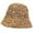 Khaki, variant on AJGRHE Womens Handmade Straw Bucket Sun Hat Wide Brim Packable Travel Summer Cap For Beach UPF 50 Khaki One Size