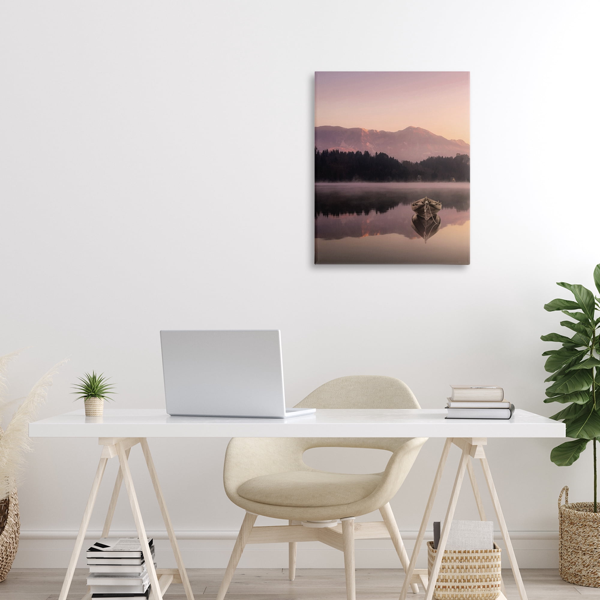 Stupell Industries Tranquil Lake Sunsets Canvas Wall Art, design by Marcus Prime
