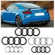 thumbnail image 4 of Emblema de ABS de 4 anillos, 177 mm, 192 mm, 202 mm, 216 mm, 230 mm, para maletero trasero de coche, insignia adhesiva para Audi A3, A4, A5, A6, A7, Q2, Q3, Q5, Q8 TT, 4 of 5