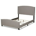 thumbnail image 3 of Baxton Studio Morgan King Size Grey Upholstered Panel Bed, 3 of 10